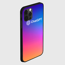 Чехол для iPhone 12 Pro Max ChatGPT, цвет: 3D-черный — фото 2