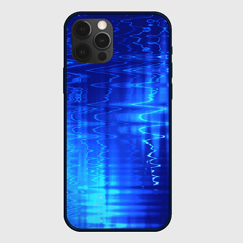 Чехол iPhone 12 Pro Max Водная рябь / 3D-Черный – фото 1