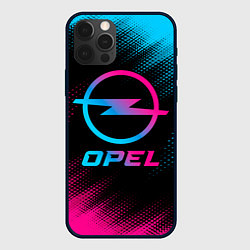 Чехол iPhone 12 Pro Max Opel - neon gradient