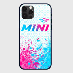 Чехол iPhone 12 Pro Max Mini neon gradient style: символ сверху