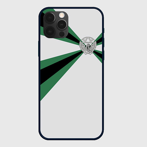 Чехол iPhone 12 Pro Max Железнодорожные войска / 3D-Черный – фото 1