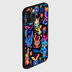 Чехол для iPhone 12 Pro Max Космические монстрики, цвет: 3D-черный — фото 2