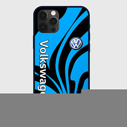 Чехол для iPhone 12 Pro Max Фольцваген - спокойный синий, цвет: 3D-черный