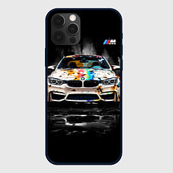 Чехол для iPhone 12 Pro Max BMW Креативный тюнинг, цвет: 3D-черный