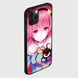 Чехол для iPhone 12 Pro Max Touhou Project Сатори Комейдзи, цвет: 3D-черный — фото 2