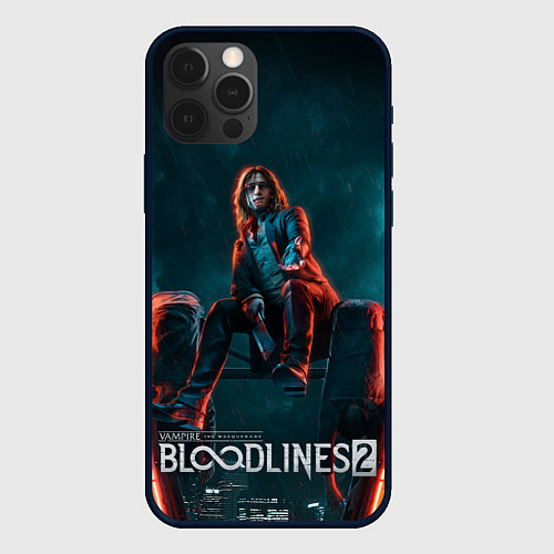 Чехол iPhone 12 Pro Max Мистер Дамп Vampire the masquerade bloodlines 2 / 3D-Черный – фото 1