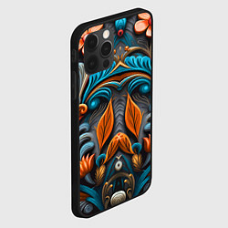 Чехол для iPhone 12 Pro Max Mirrow floral pattern - art - vogue, цвет: 3D-черный — фото 2