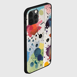 Чехол для iPhone 12 Pro Max Colorful blots - vogue - abstraction, цвет: 3D-черный — фото 2