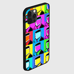 Чехол для iPhone 12 Pro Max Pop art - abstraction - vogue, цвет: 3D-черный — фото 2