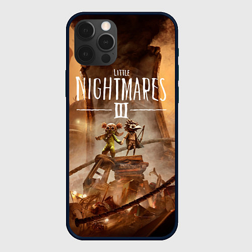 Чехол iPhone 12 Pro Max Герои Little nightmares 3 / 3D-Черный – фото 1