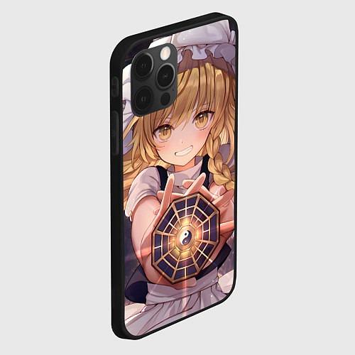 Чехол iPhone 12 Pro Max Touhou Project Marisa Kirisame / 3D-Черный – фото 2