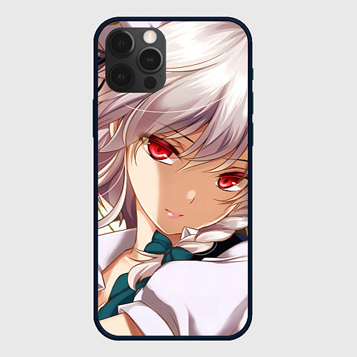 Чехол iPhone 12 Pro Max Touhou Project Sakuya Izayoi / 3D-Черный – фото 1