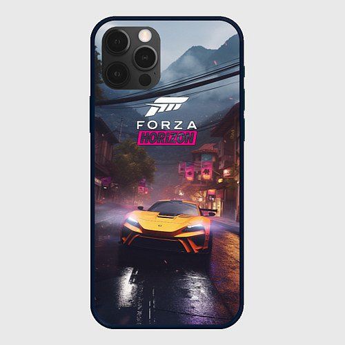 Чехол iPhone 12 Pro Max Forza horizon racing / 3D-Черный – фото 1