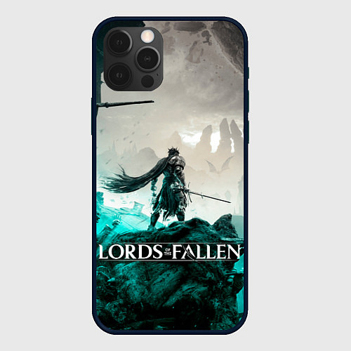 Чехол iPhone 12 Pro Max Герой Lords of the fallen / 3D-Черный – фото 1