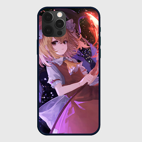 Чехол iPhone 12 Pro Max Touhou Project Flandre Scarlet / 3D-Черный – фото 1