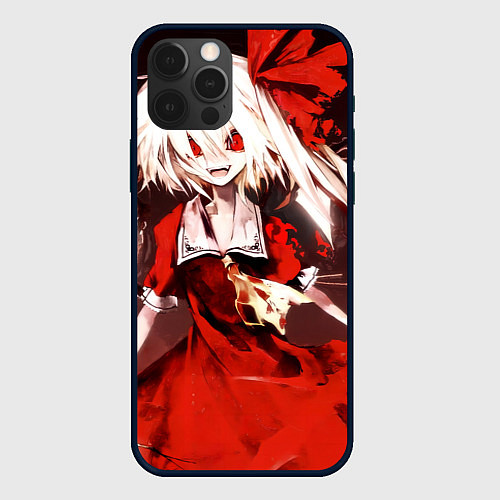 Чехол iPhone 12 Pro Max Touhou Project Flandre Scarlet / 3D-Черный – фото 1