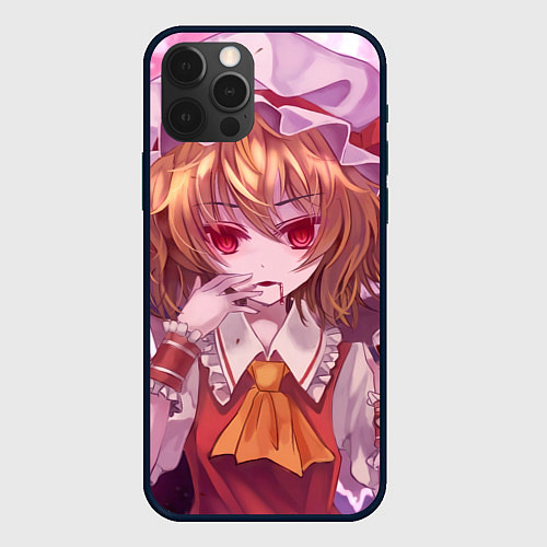 Чехол iPhone 12 Pro Max Touhou Project Flandre Scarlet / 3D-Черный – фото 1