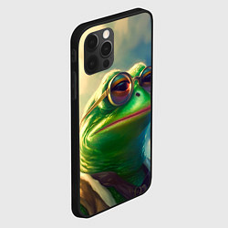 Чехол для iPhone 12 Pro Max Лягушка Пепе, цвет: 3D-черный — фото 2