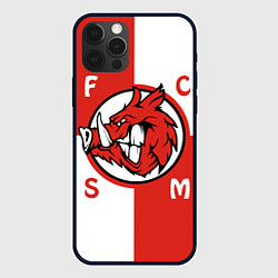 Чехол для iPhone 12 Pro Max FCSM мясо, цвет: 3D-черный