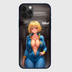 Чехол для iPhone 12 Pro Max Fallout anime girl, цвет: 3D-черный