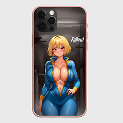 Чехол iPhone 12 Pro Max Fallout anime girl