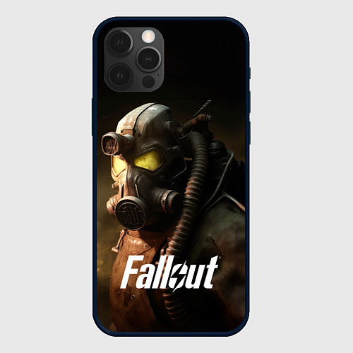 Чехол iPhone 12 Pro Max Fallout game / 3D-Черный – фото 1