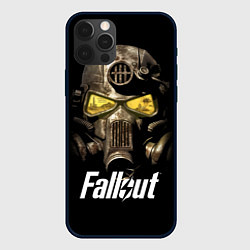 Чехол для iPhone 12 Pro Max Противогаз фалаут, цвет: 3D-черный