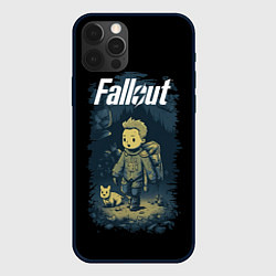 Чехол для iPhone 12 Pro Max Fallout boy, цвет: 3D-черный