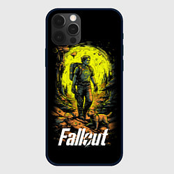 Чехол для iPhone 12 Pro Max Fallout poster, цвет: 3D-черный
