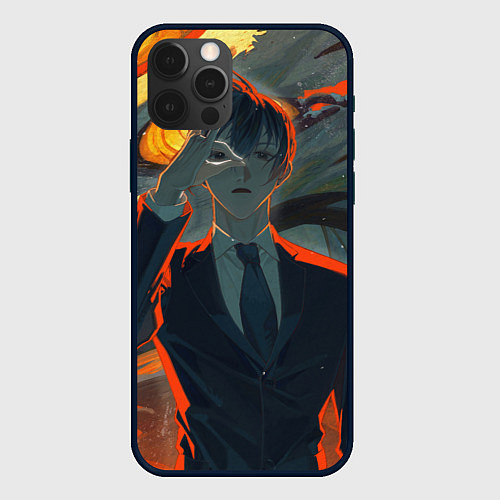 Чехол iPhone 12 Pro Max Aki Hayakawa / 3D-Черный – фото 1