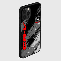 Чехол для iPhone 12 Pro Max Honda cr-v - Монохром, цвет: 3D-черный — фото 2