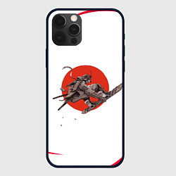 Чехол для iPhone 12 Pro Max Кибер-самурай, цвет: 3D-черный
