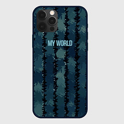 Чехол iPhone 12 Pro Max Мой мир абстракция полосы