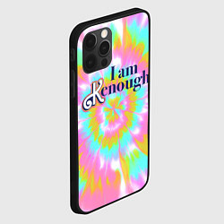 Чехол для iPhone 12 Pro Max I am Kenough - retro tie-dye, цвет: 3D-черный — фото 2