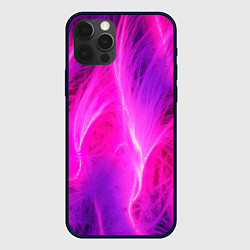 Чехол iPhone 12 Pro Max Pink abstract texture