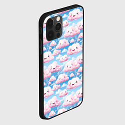 Чехол для iPhone 12 Pro Max Кавайные милые облока, цвет: 3D-черный — фото 2