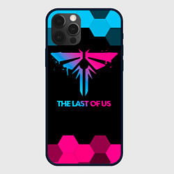 Чехол iPhone 12 Pro Max The Last Of Us - neon gradient