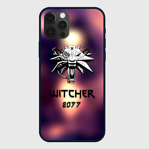 Чехол iPhone 12 Pro Max Ведьмак 2077 / 3D-Черный – фото 1
