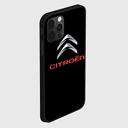 Чехол для iPhone 12 Pro Max Citroen auto sports, цвет: 3D-черный — фото 2