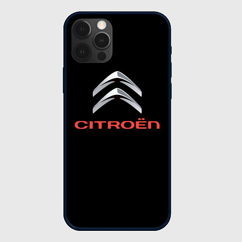 Чехол iPhone 12 Pro Max Citroen auto sports / 3D-Черный – фото 1