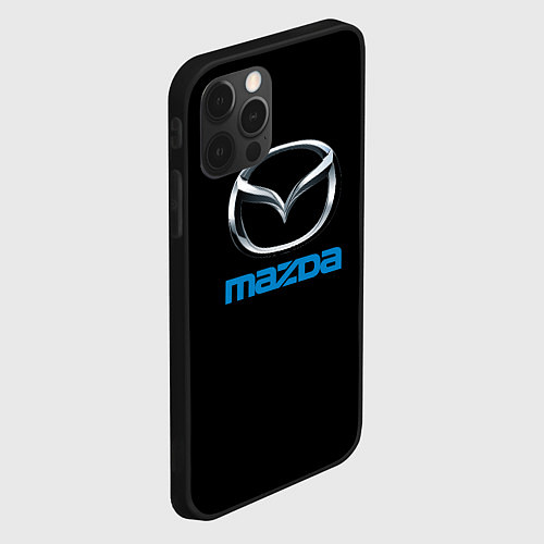Чехол iPhone 12 Pro Max Mazda sportcar / 3D-Черный – фото 2