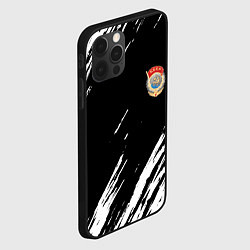 Чехол для iPhone 12 Pro Max Ссср спортивный стиль, цвет: 3D-черный — фото 2