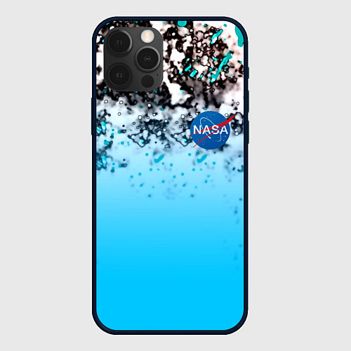 Чехол iPhone 12 Pro Max Nasa space / 3D-Черный – фото 1