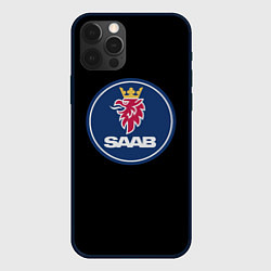 Чехол iPhone 12 Pro Max Saab sport auto car