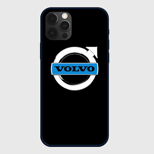 Чехол iPhone 12 Pro Max Volvo sport car / 3D-Черный – фото 1