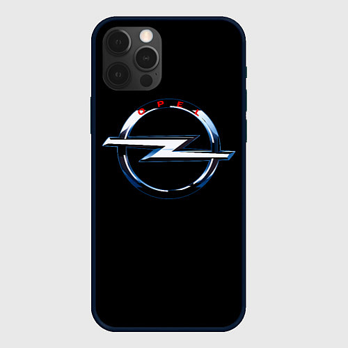Чехол iPhone 12 Pro Max Opel sport auto trend / 3D-Черный – фото 1