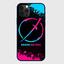 Чехол iPhone 12 Pro Max Akame ga Kill - neon gradient