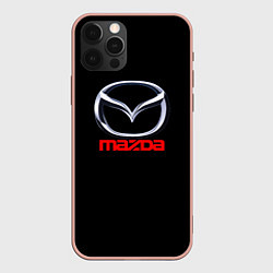 Чехол для iPhone 12 Pro Max Mazda japan motor, цвет: 3D-светло-розовый