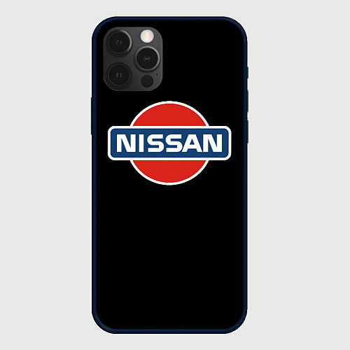 Чехол iPhone 12 Pro Max Nissan auto / 3D-Черный – фото 1