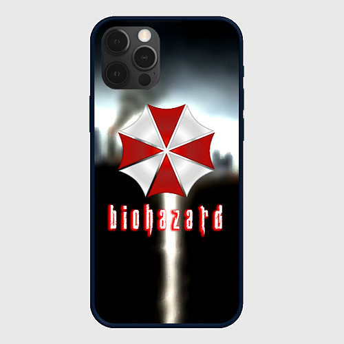 Чехол iPhone 12 Pro Max Raccoon city / 3D-Черный – фото 1